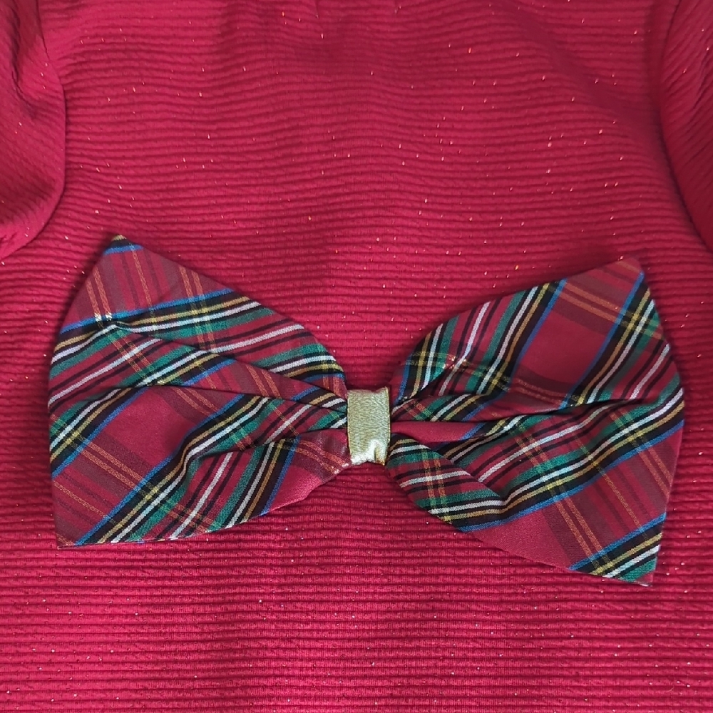 Girls' Red Coat with Faux Fur Collar - Picture 5 of 5